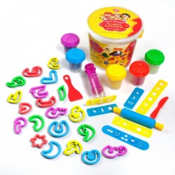 Pâte à modeler : les 28 lettres de l'alphabet arabes - Fun Dough